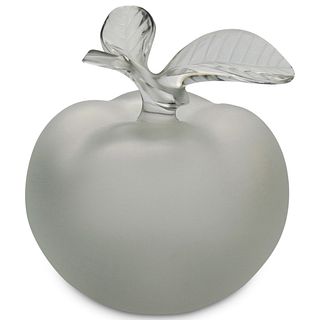 Lalique Crystal "Grande Pomme" Perfume Bottle