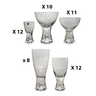 (53 Pc) Iittala Glassware Set by Tapio Wirkkala