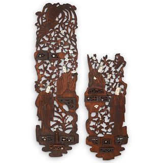 Chinese Wood Carved Plaques