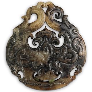 Chinese Archaic Jade Pendant Plaque
