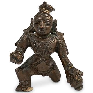 Hindu Vishnu Bronze Figure