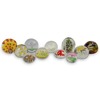 (11Pc) A collection Of Murano Glass Paperweights