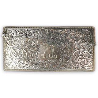 English Sterling Silver Matchbox Case
