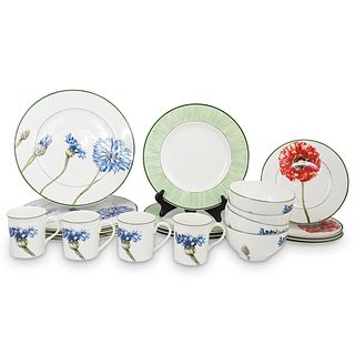 (20 pcs) Villeroy & Boch Porcelain Flora Dinnerware Set