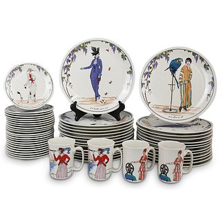 (58 pc) Villeroy & Boch Design 1900 Dinner Plates Set