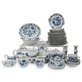 (44 Pc) "Blue Danube" Porcelain Set