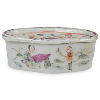 Antique Chinese Porcelain Cricket Box