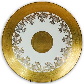 Bavarian Gilded Nymphs & Fairies Motif Charger Plate