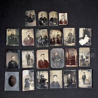 19th C. American Tintypes - Portraits (22)