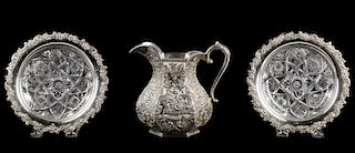 American Sterling Silver Candy Dishes & Pitcher