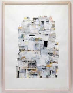 Seth S. Clark Abstract Architecture Painting
