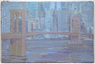 Benoit Gilsoul Brooklyn Bridge Painting