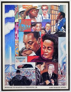 Louis Mailou Jones Martin Luther King Jr. Poster