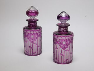 PR Cristalleries de Nancy Perfume Bottles