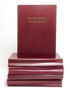 LG 19C Harper's Weekly 5 Vol. Collection