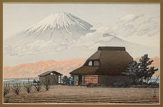 Kawase Hasui Mt. Fuji Woodblock Print
