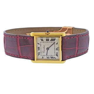 Cartier Bucherer Girod 18k Gold Manual Wind Watch 