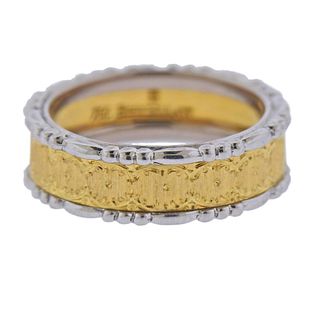 Buccellati Prestigio 18k Gold Wedding Band Ring 
