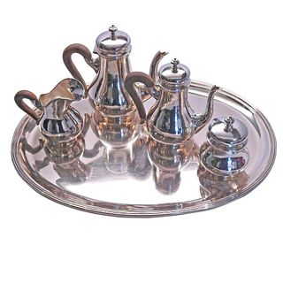 Buccellati Sterling Silver Tea Set with Tray 