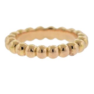 Van Cleef & Arpels Perlee Pearls of Gold Band Ring
