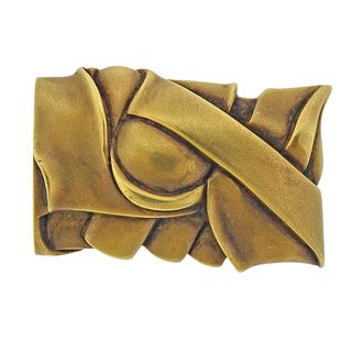 Kieselstein Cord 18k Gold Brooch Pin