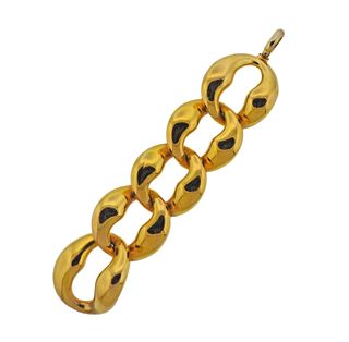 Italian 18k Gold Link Bracelet
