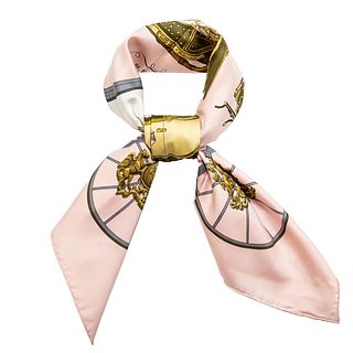 HERMÉS LE PEGASE D' HERMES SILK SCARF sold at auction on 2nd December