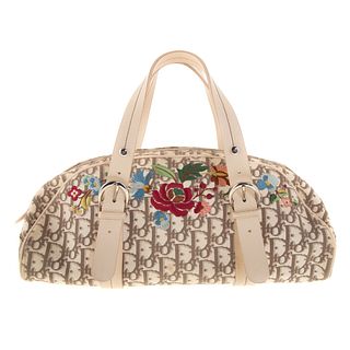 A Dior Small Floral Duffle