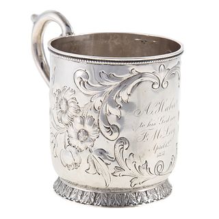 New Orleans Coin Silver Cup by Joseph Rafel