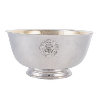 Tiffany Sterling Bowl of Presidential Significance