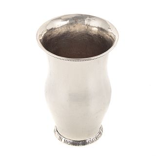 Francis A Greshoff Sterling Wine Cup