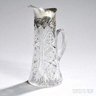Tiffany & Co. Sterling Silver-mounted Brilliant-cut Colorless Ewer