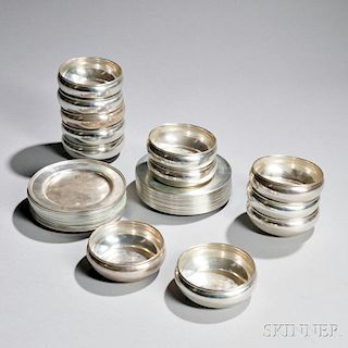 Thirty-six Pieces of American Sterling Silver Tableware