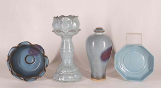 Four Chinese Porcelain Vessels