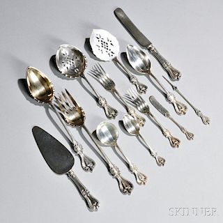 Towle Old Colonial   Pattern Sterling Silver Flatware Service