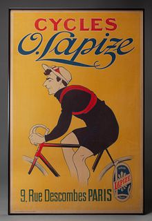Large Lapize Bicycle Poster