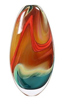 Peter Layton Glass Vase