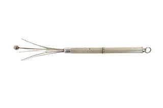 Sterling Retractable Swizzle Stick 0.35 ozt.