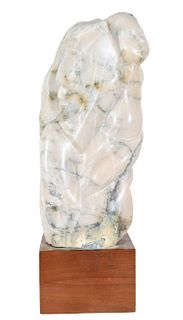 James Messana, Signed Marble Abstract Sculpture