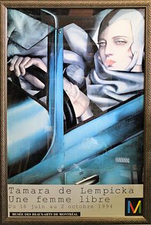 Tamara de Lempicka Exhibition Poster