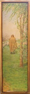 19th C. French School Oil Painting on Panel