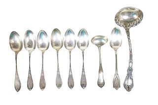 (9) Lot of Assorted Sterling Spoons