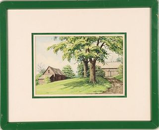 W Ralph Murray (20th C) NY, Watercolor