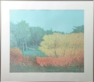 Attr Russell Chatham(b 1939) American,  Lithograph