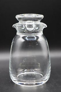 Steuben Clear Crystal Cocktail Shaker
