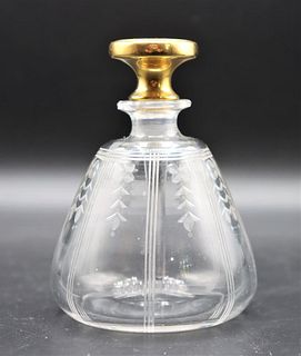 Tiffany & Co 18k Gold Steuben Perfume