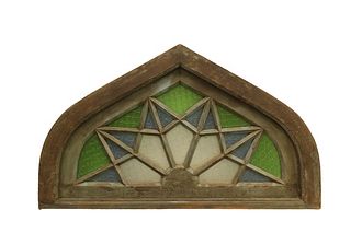 Early 20th C. Stained Glass Window
