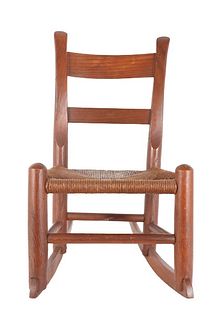 Small Wooden Rocking Chair