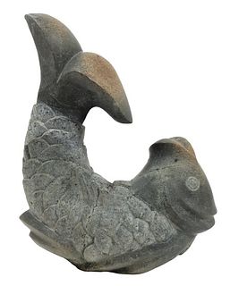 African Shona Fish Sculpture