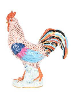 Herend Hungary Porcelain Rooster Figure